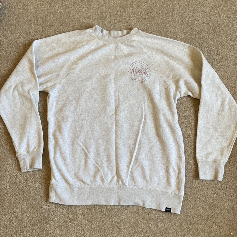 Oversized crew neck from Breckinridge Colorado.